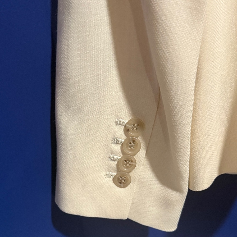 J. Crew Cream Single-Breasted Women's Blazer - Picture 7 of 7